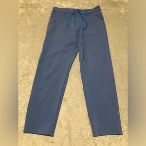 Bylt Men's The Everyday Pant 2.0 Large Pants Light Blue Drawstring Casual